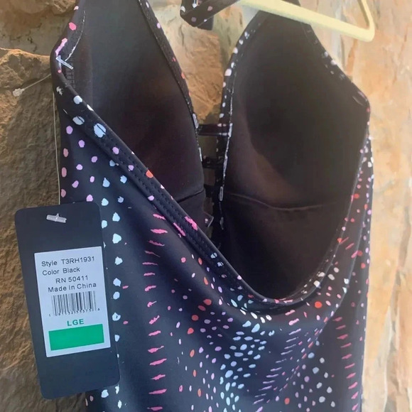 Rachel Roy Navy Multi One Piece Swimsuit - Picture 9 of 10